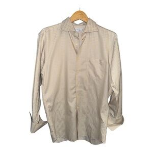 Paul Fredrick Trim Fit French Cuff No Iron Dress Shirt 16-32 Old Money Preppy